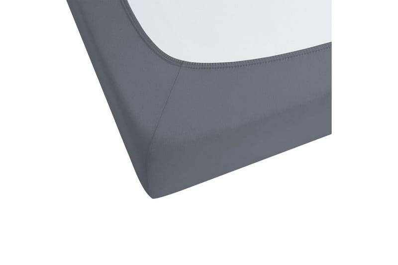 Dra-på-lakan Janbu Mörkgrå, 200x200 cm - Mörkgrå, 200x200 cm - Products - Textil & mattor - Sängkläder - Lakan - Dra på lakan