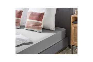 Dra-på-lakan Hofuf Grå, 90x200 cm - Grå, 90x200 cm - Products - Textil & mattor - Sängkläder - Lakan - Dra på lakan