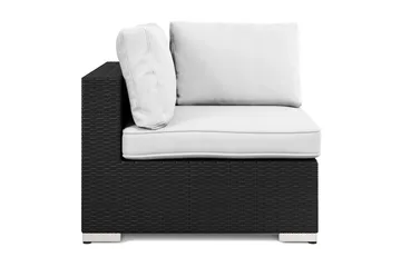 Bahamas Hörnmodul utomhus i konstrotting - Svart - Products - Utemöbler & utemiljö - Övrigt utemöbler - Moduler utesoffa