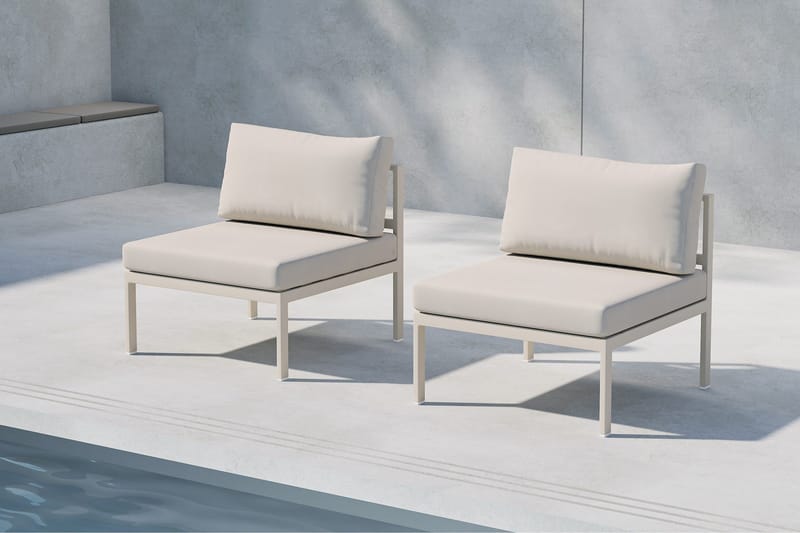 Copacabana Mittmodul Utomhus - Beige - Products - Utemöbler & utemiljö - Övrigt utemöbler - Moduler utesoffa - Mittmodul utesoffa