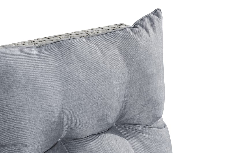 James Mittmodul utomhus i konstrotting - Vit / Ljusgrå dynor - Products - Utemöbler & utemiljö - Övrigt utemöbler - Moduler utesoffa - Mittmodul utesoffa