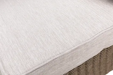 Marcus Hörnmodul utomhus med Dyna i konstrotting - Natur Beige / Vita dynor - Products - Utemöbler & utemiljö - Övrigt utemöbler - Moduler utesoffa - Hörnmodul utesoffa