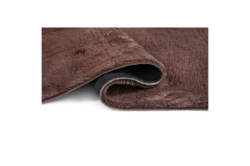 Tvättbar Matta Soft Rund - 200x200 cm, Choklad - Products - Utemöbler & utemiljö - Balkong & altan - Balkonggolv - Plastmatta balkong