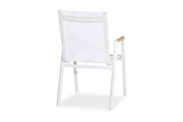 Las Karmstol Utomhus Vegas - Vit/beige - Products - Utemöbler & utemiljö - Balkong & altan - Balkongmöbler - Balkongstol