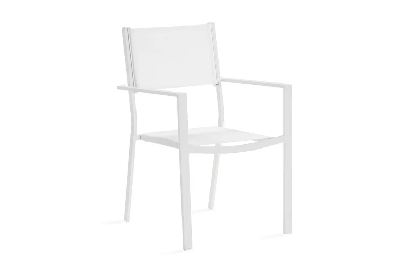Tunis Stapelstol Utomhus - Vit/Vit - Products - Utemöbler & utemiljö - Balkong & altan - Balkongmöbler - Balkongstol