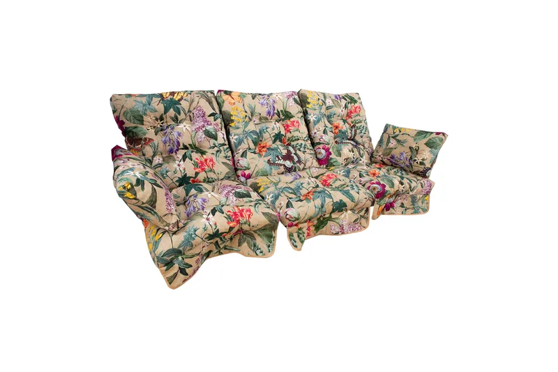 Amazonia Kuddar till Hammock 108x56x10 cm/3st Beige Blommig