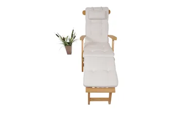 Hema Däckstolsdyna 50 cm - Vit - Products - Utemöbler & utemiljö - Dynor - Däckstolsdynor