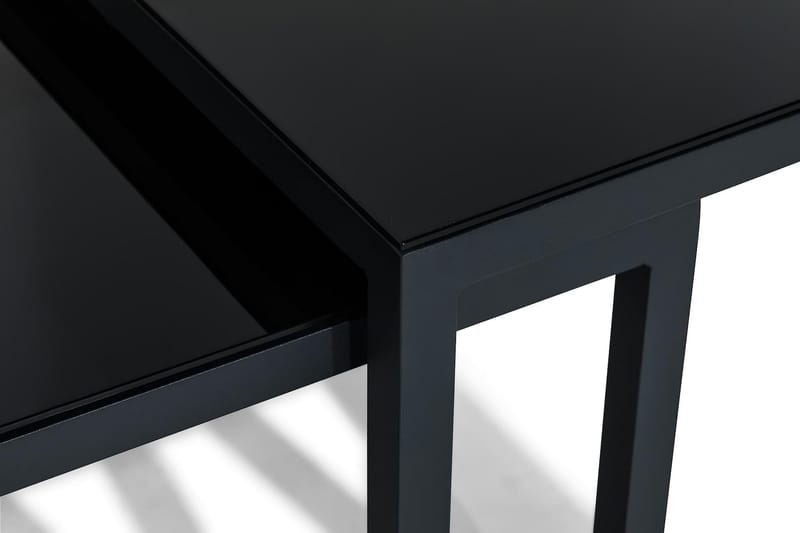 Aspvik Soffgrupp - Svart / Gråa dynor - Products - Utemöbler & utemiljö - Loungemöbler - Loungeset & loungegrupp