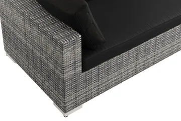 Bahamas utomhus soffgrupp 6-sits med två fåtöljer och bord - Grå - Products - Utemöbler & utemiljö - Loungemöbler - Loungeset & loungegrupp