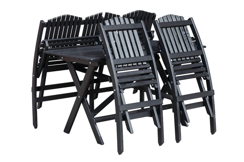 Delpino Utesoffa - Kaffesvart - Products - Utemöbler & utemiljö - Loungemöbler - Loungesoffor