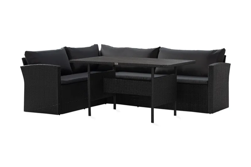 James Light Soffgrupp Utomhus  5-sits - Svart - Products - Utemöbler & utemiljö - Loungemöbler - Loungeset & loungegrupp