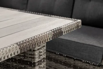 James Lyx Loungegrupp Vändbar - Grå / Svarta dynor - Products - Utemöbler & utemiljö - Loungemöbler - Loungeset & loungegrupp