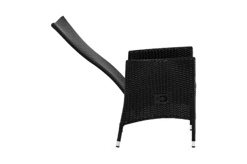 Jenny Matstol utomhus Ställbar - Justerbar Utefåtölj i Konstrotting - Svart - Products - Utemöbler & utemiljö - Loungemöbler - Loungestol utomhus