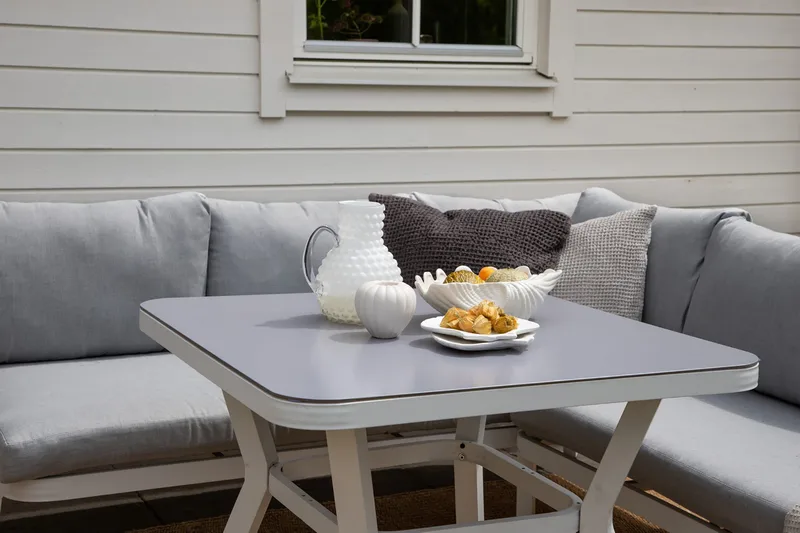 Virya HörnLoungegrupp Utomhus med Dynor Grå - Venture Home - Products - Utemöbler & utemiljö - Loungemöbler - Loungeset & loungegrupp