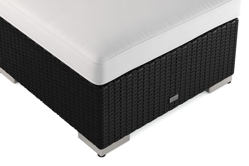 Bahamas Divanmodul - Loungebord utomhus 75x75 cm till soffor - Svart - Products - Utemöbler & utemiljö - Utebord & trädgårdsbord - Loungebord & soffbord utomhus