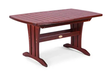 Hillerstorp Utebord 90x150/210 cm Furu - Mahognylaserad - Products - Utemöbler & utemiljö - Utebord & trädgårdsbord - Matbord utomhus