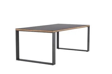 Aspvik Matbord 100x200 cm Svart - Svart - Products - Utemöbler & utemiljö - Utebord & trädgårdsbord - Matbord utomhus