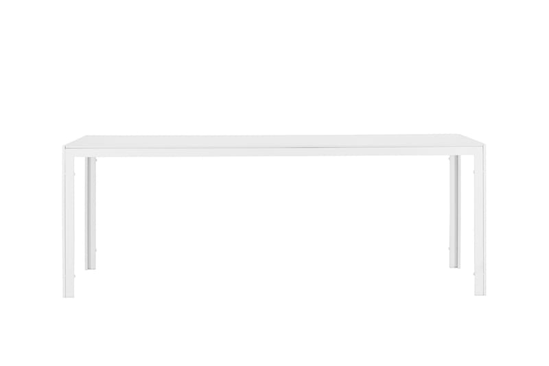Break Matbord Utomhus 90x205 cm, Vit