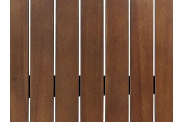 Paolo Hopfällbart Sidobord BrickUtebord och Avlastningsbord Utomhus 68 cm Trä - Mörkbrun - Products - Utemöbler & utemiljö - Utebord & trädgårdsbord - Sidobord utomhus