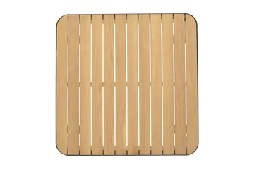 Portals Cafébord och Loungebord 72 cm Teak Trä - Svart - Products - Utemöbler & utemiljö - Utebord & trädgårdsbord - Loungebord & soffbord utomhus