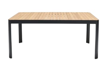 Portals Matbord Utomhus 161x95 cm - Teak/Svart - Products - Utemöbler & utemiljö - Utebord & trädgårdsbord - Matbord utomhus
