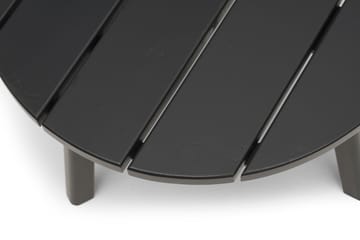 Tennessee Runt Sidobord Utomhus 50 cm Trä Furu - Svart - Products - Utemöbler & utemiljö - Utebord & trädgårdsbord - Loungebord & soffbord utomhus