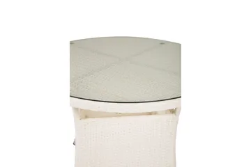 Volta Matbord Utomhus 90 Rund - Vit - Products - Utemöbler & utemiljö - Utebord & trädgårdsbord - Matbord utomhus