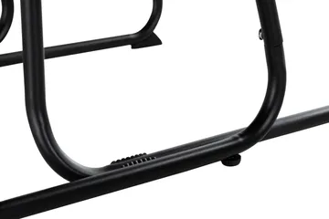 Lamborg Caféset 120 cm Oval + 2 Utestolar - Glas/Svart - Products - Utemöbler & utemiljö - Utegrupp - Cafegrupp & cafeset