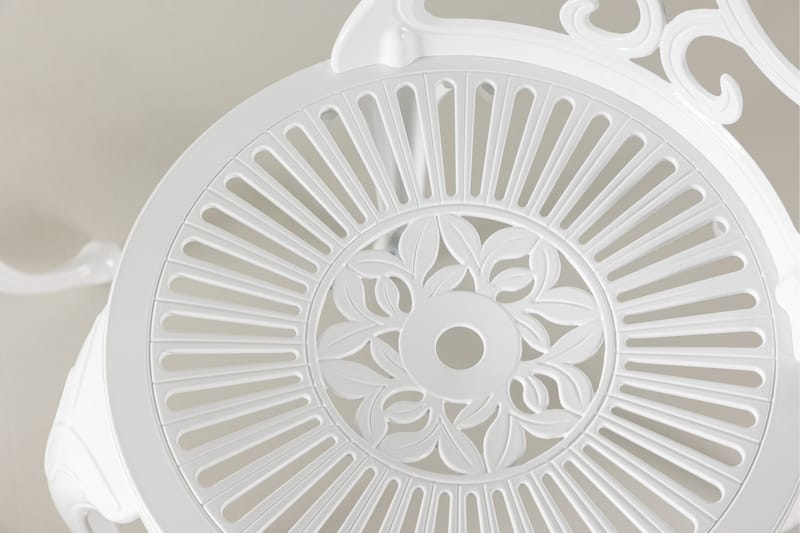 Nandin Matgrupp Utomhus + 2 Utestolar - Vit - Products - Utemöbler & utemiljö - Utegrupp - Cafegrupp & cafeset