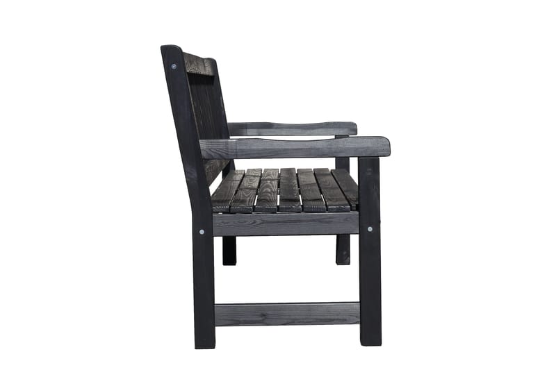 Rimforsa Utesoffa - Kaffesvart - Products - Utemöbler & utemiljö - Utesoffa - Trädgårdsbänk & utebänk