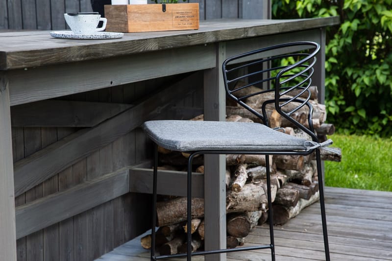 Milano Barstol Utomhus - Svart - Products - Utemöbler & utemiljö - Utestol & trädgårdsstol - Barstol utomhus