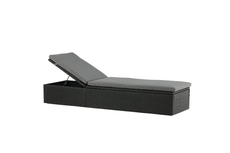 Quad Solsäng - Svart - Products - Utemöbler & utemiljö - Utestol & trädgårdsstol - Solsäng & solvagn