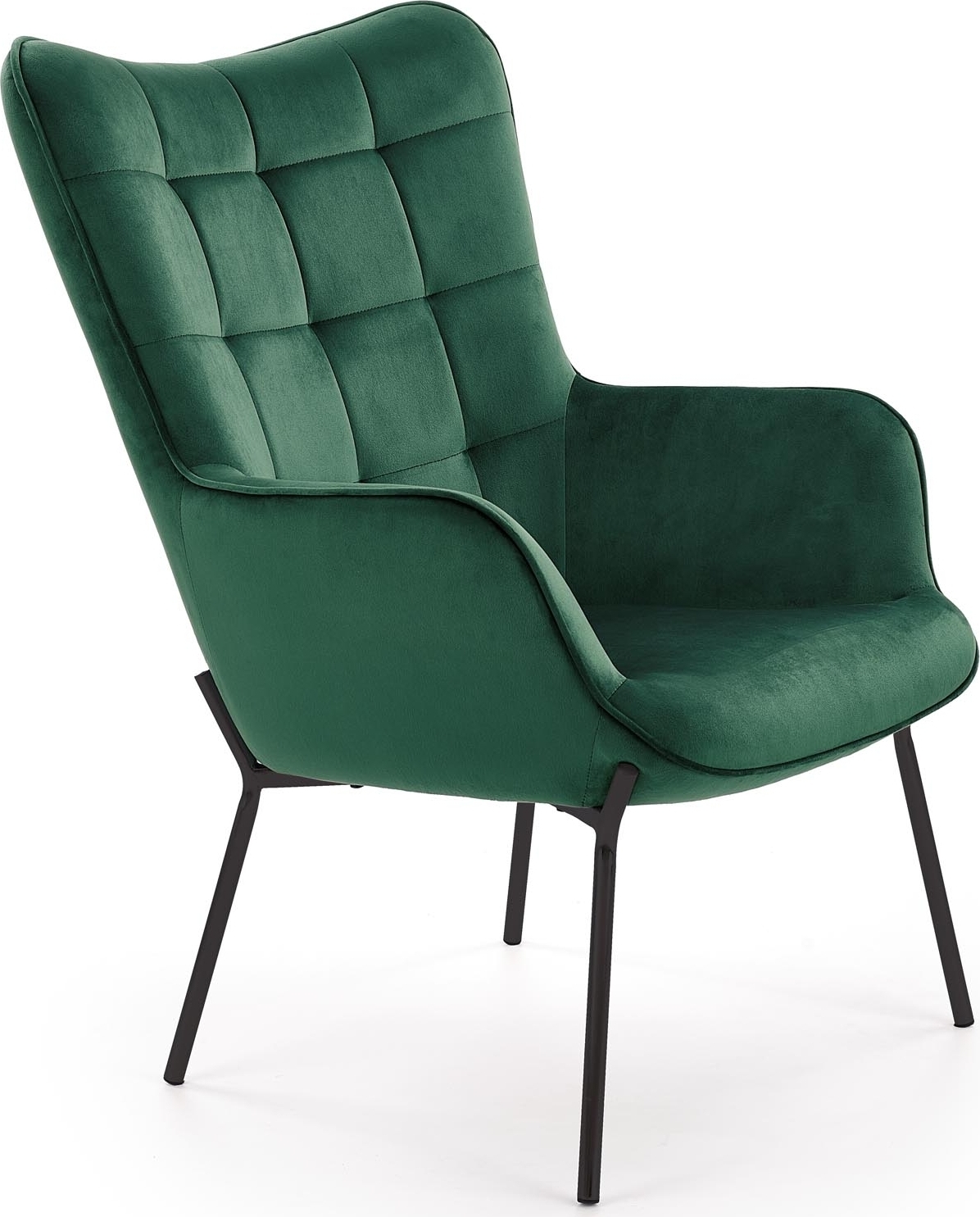 Ingeborg fauteuil - Groen/zwart