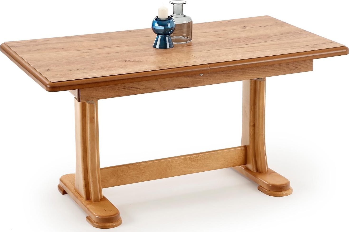 Zijeiland salontafel 125-164 cm - Eiken