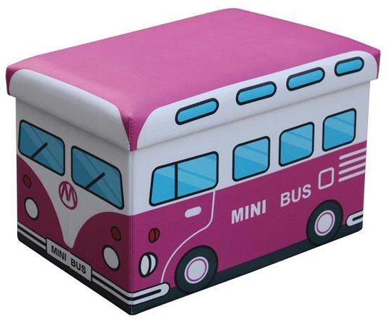 Förvaringslåda Asal - Rosa/vit Förvaringslåda Asal - Rosa/vit