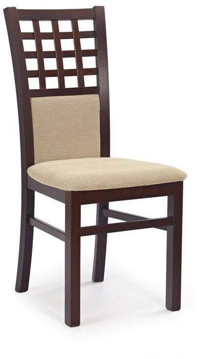 Margaret 3 stol - m�rk valn�t/beige