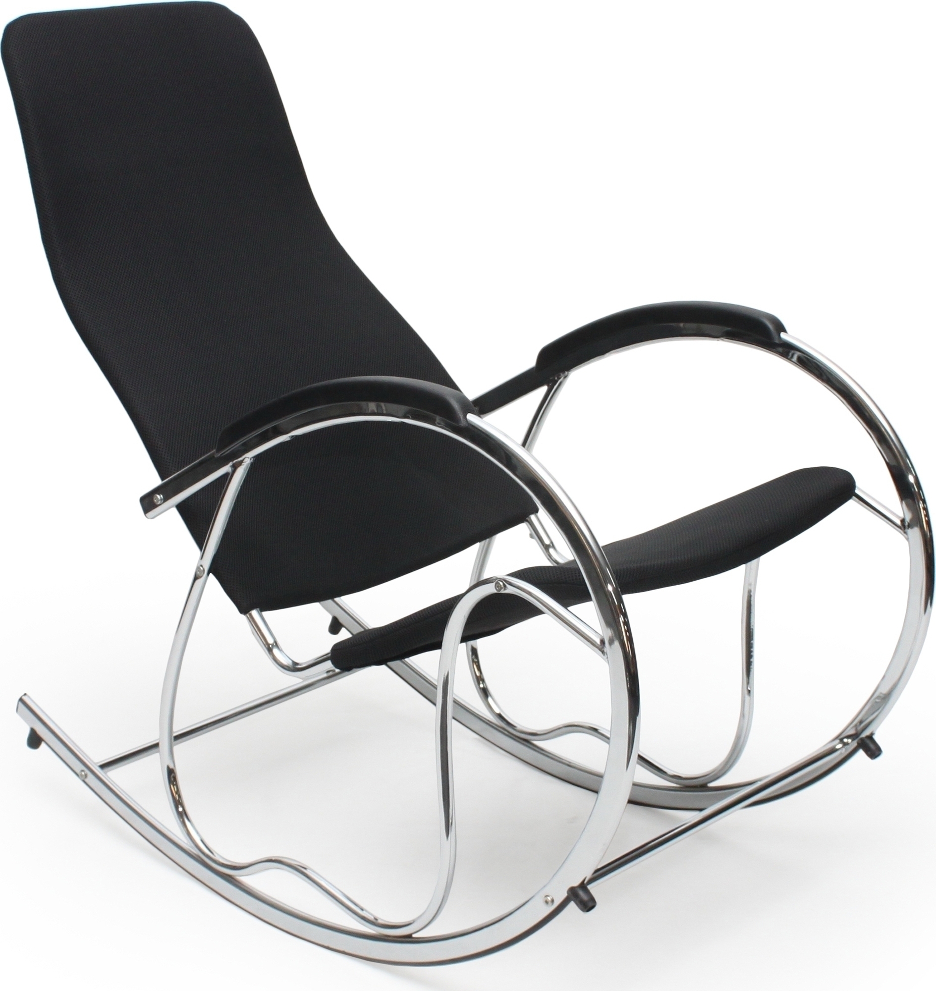 Komfort Digi Gungstol - Krom/Svart Komfort Digi Gungstol - Krom/Svart