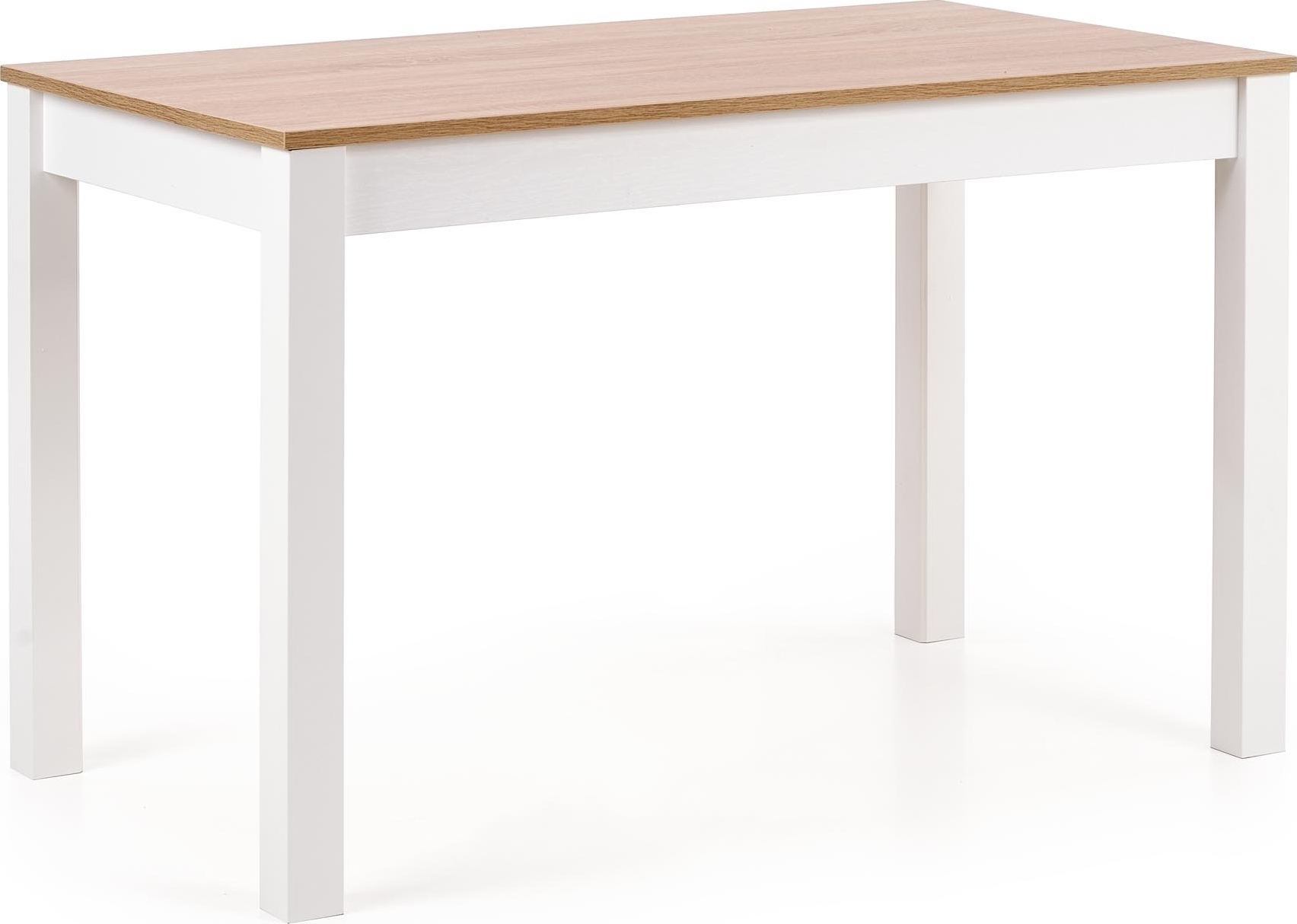 Bodviken eettafel 120 cm - Wit/eiken
