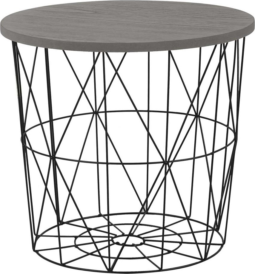 Roseanne lampbord �42 cm - Gr�/svart