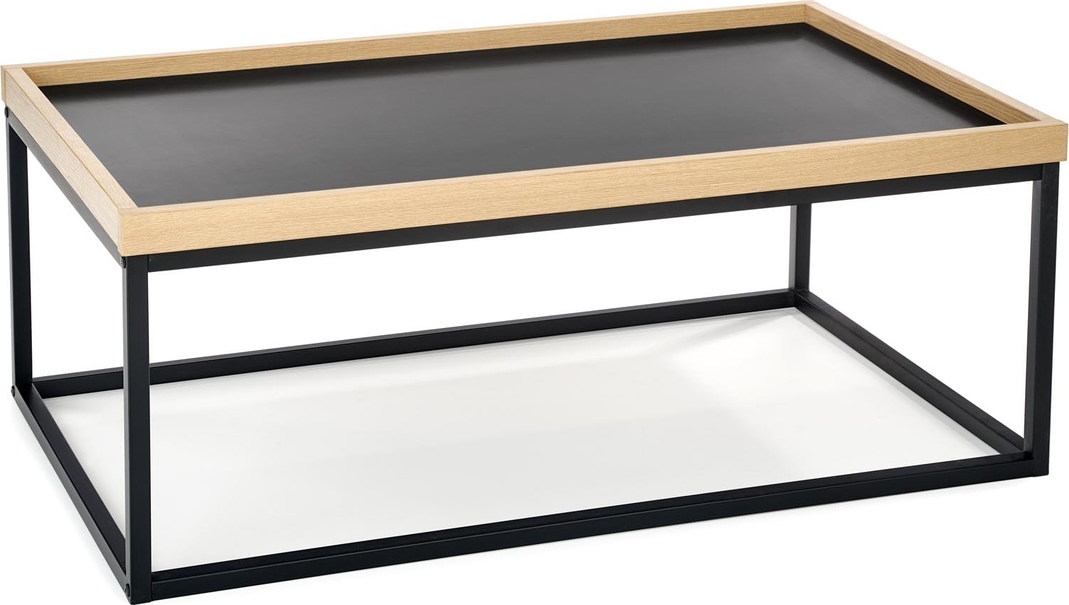 Vespa salontafel 100 x 60 cm - Beige/zwart