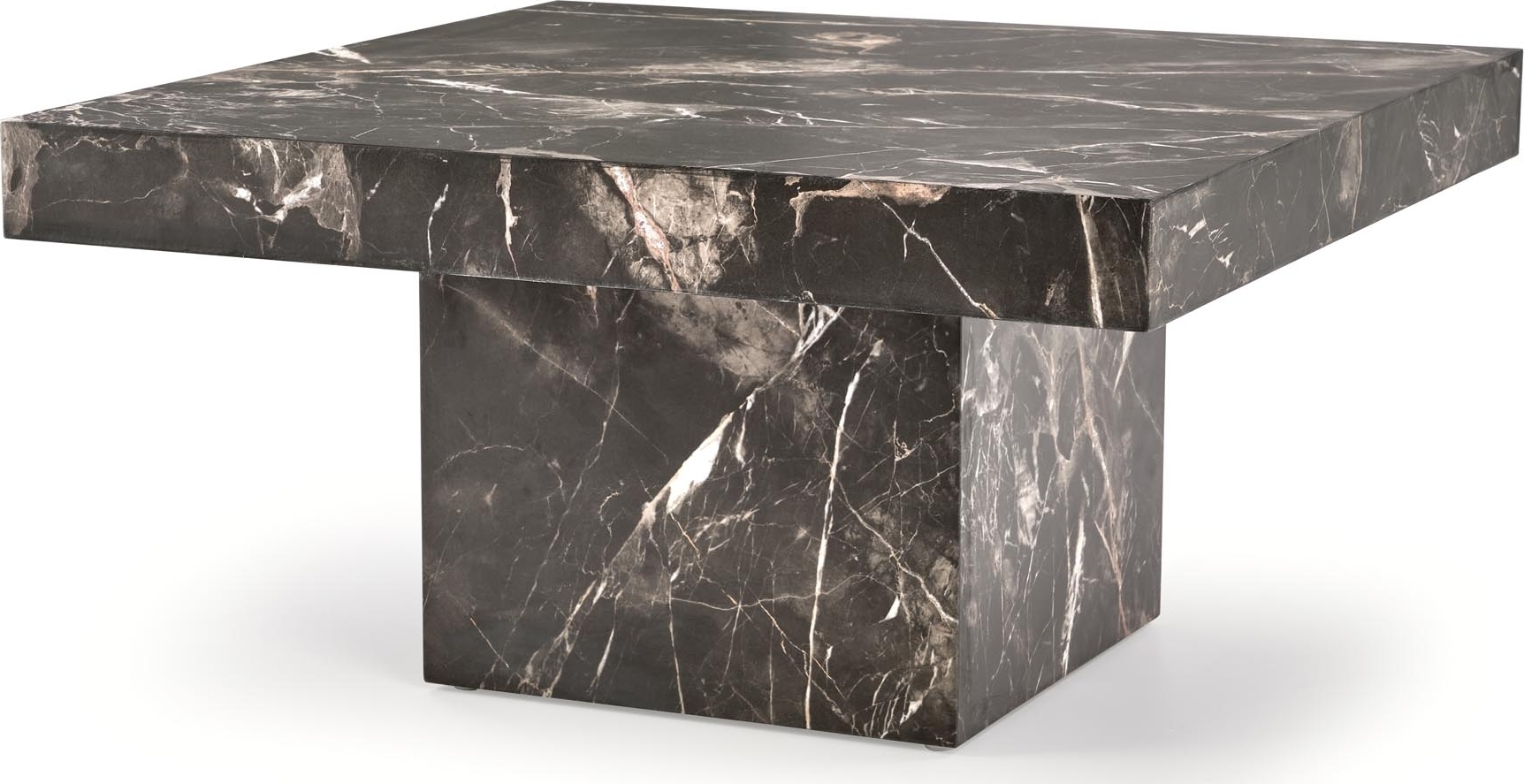 Monolithische salontafel 80 x 80 cm - Zwart marmer Monolithische salontafel 80 x 80 cm - Zwart marmer