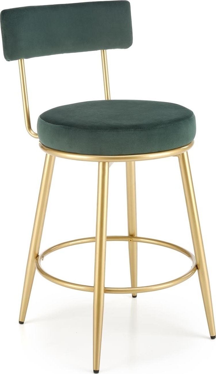 Pelican barkruk 115 - Donkergroen/goud Pelican barkruk 115 - Donkergroen/goud