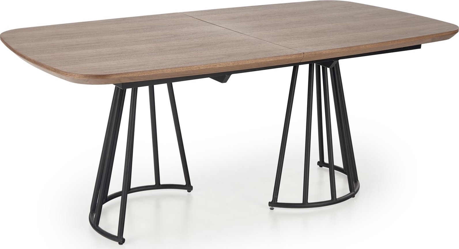 Everton matbord 180-200 x 100 cm - Valnöt/svart Everton matbord 180-200 x 100 cm - Valnöt/svart