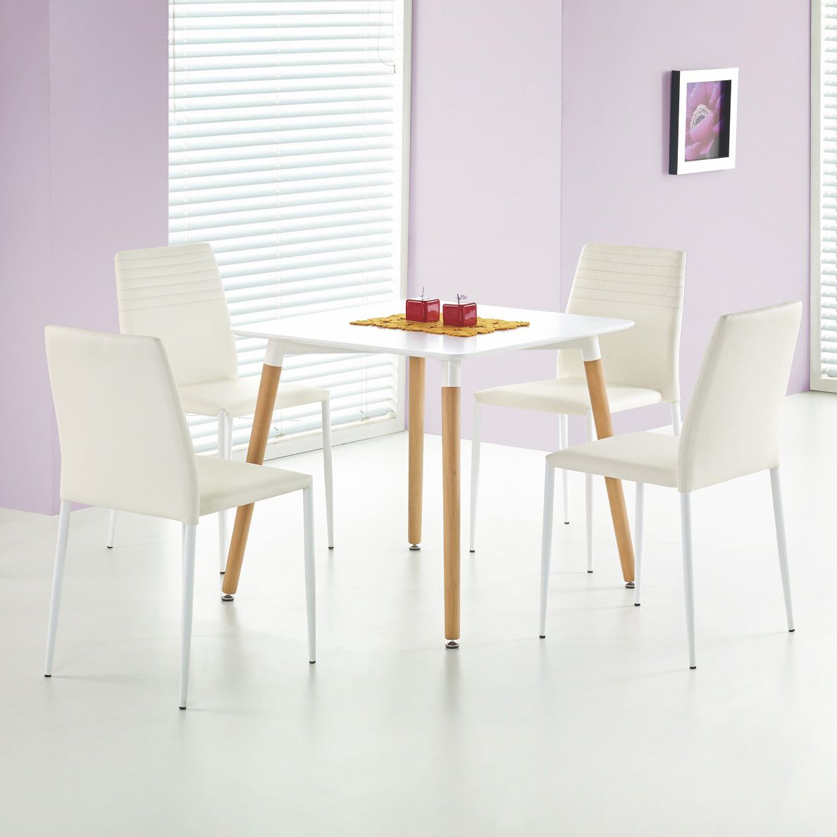 Nesto matbord 80x80 cm - Vit Nesto matbord 80x80 cm - Vit