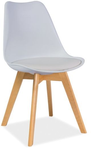 Jerry matstol - Vit/bok