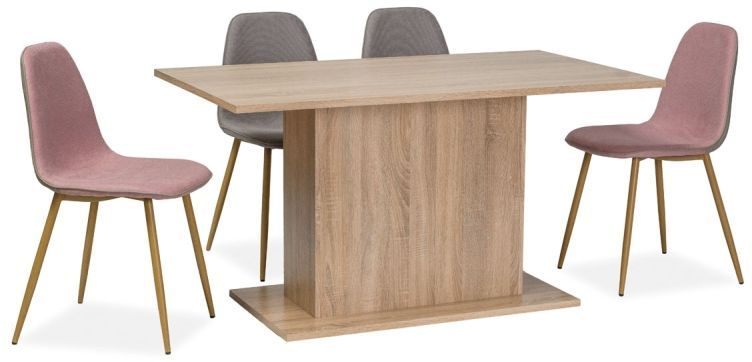 Matbord Kongsfjord 140 cm - Sonoma ek