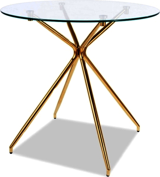 Casper eettafel 80 cm - Goud