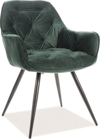 Cherry matstol - Gr�n sammet