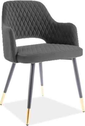 Franco matstol - Gr� sammet