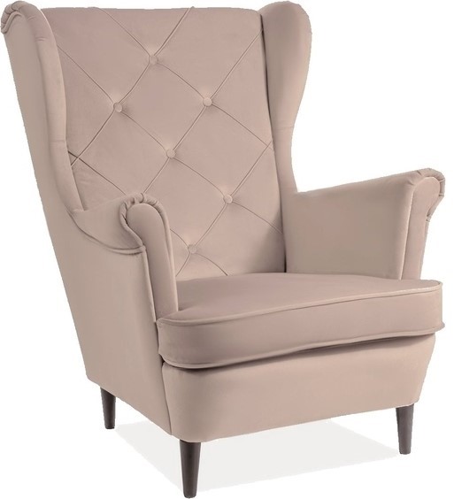 Ladyf�t�lj - Beige sammet